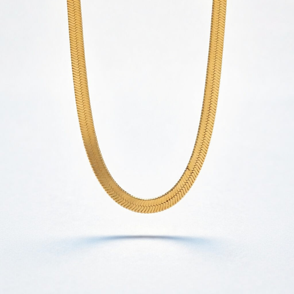 Cadena Snake – Serpentina de Plata con Carácter