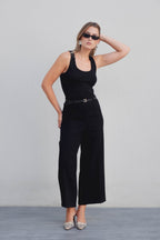 PANTALÓN CULOTTE CINTURÓN
