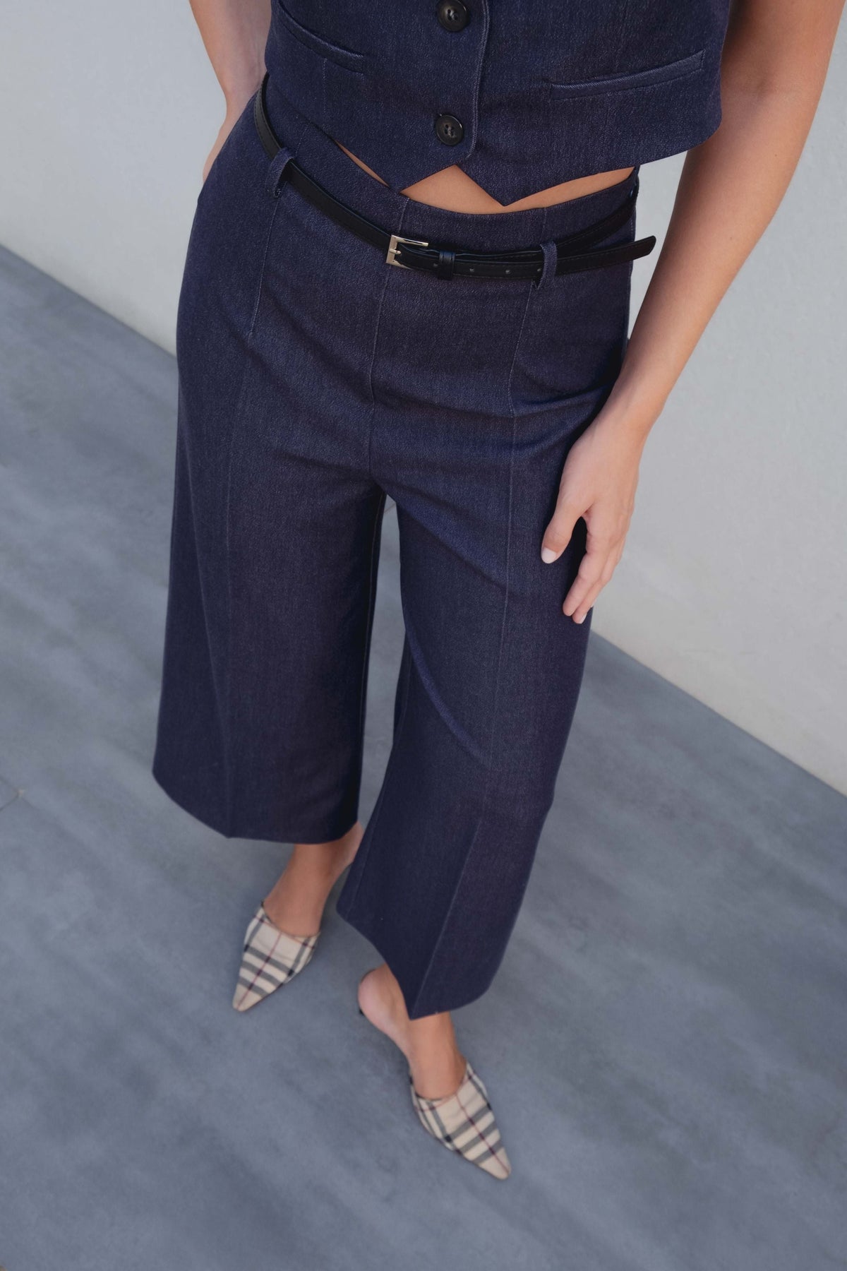 CHALECO CORTO DENIM