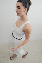 Culotte mit Gürtel