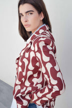 Bedruckter Blazer