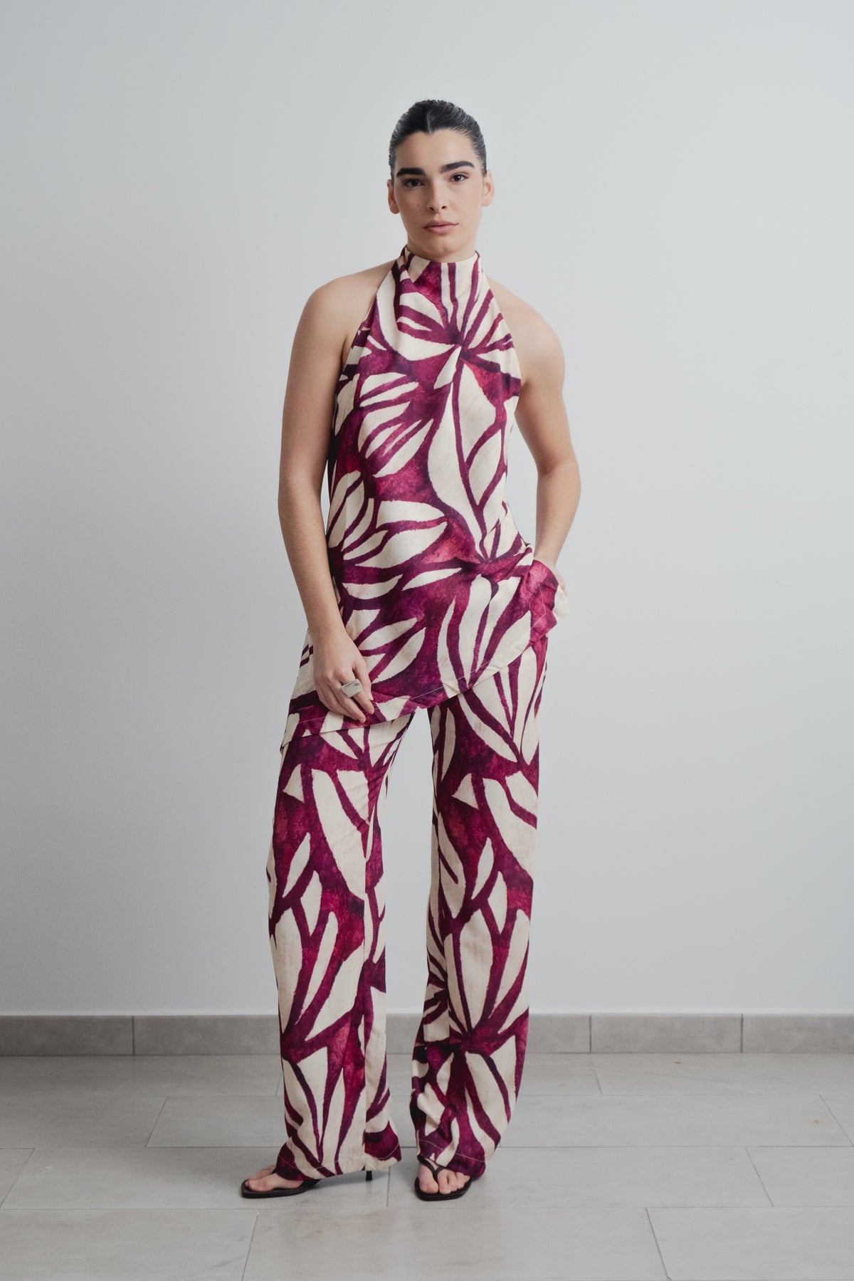 CUERPO HALTER ESTAMPADO
