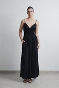 VESTIDO MIDI BORDADO