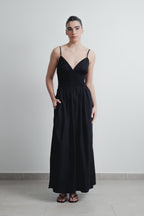 VESTIDO MIDI BORDADO