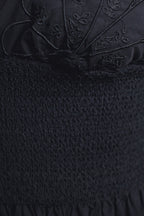 Besticktes Midi-Kleid