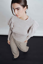 T-Shirt mit Volants