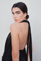 Satin-Neckholder-Top