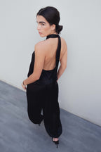 Satin-Neckholder-Top