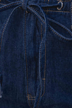 Fließende Hose in Denim-Optik