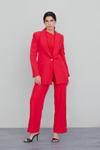 BLAZER MIT SILBERFARBENEM KNOPF