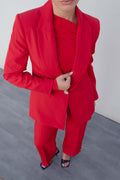 BLAZER BOTON PLATEADO