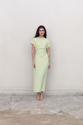 VESTIDO MIDI FRUNCES