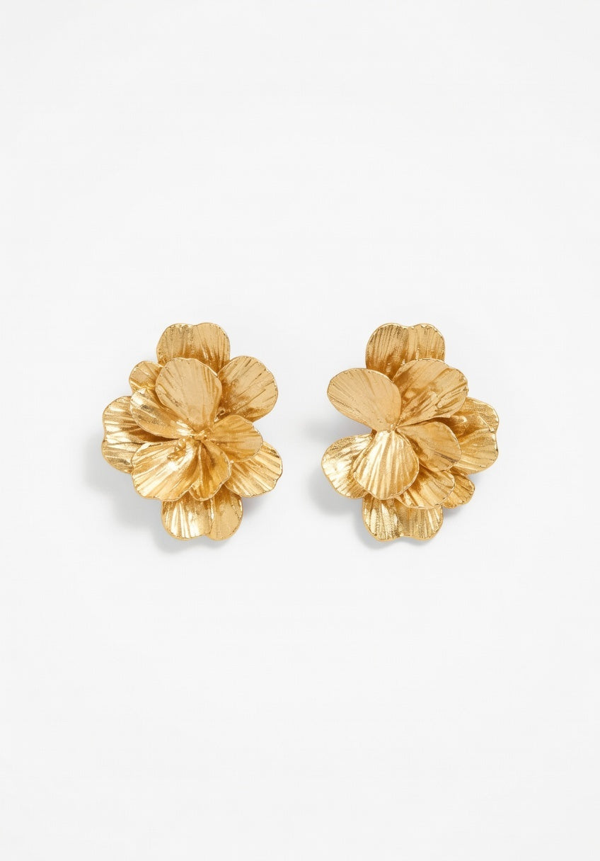 Pendientes Gold Leaf – Hoja Dorada de Inspiración Botánica