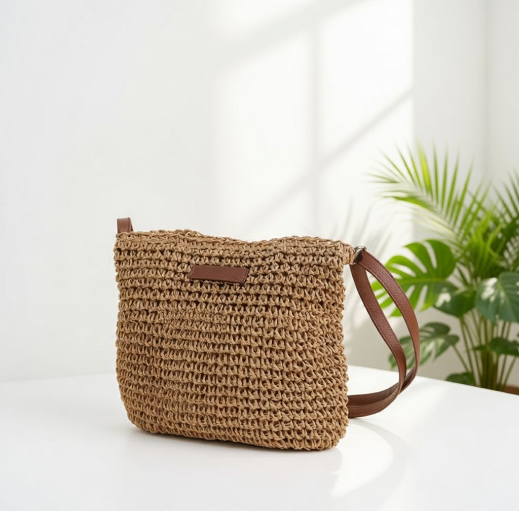 Bolso Trenzado Natural