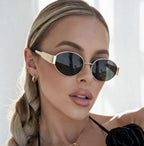 Gafas de Sol Ovaladas Metalic – Reflejo Metálico Futurista