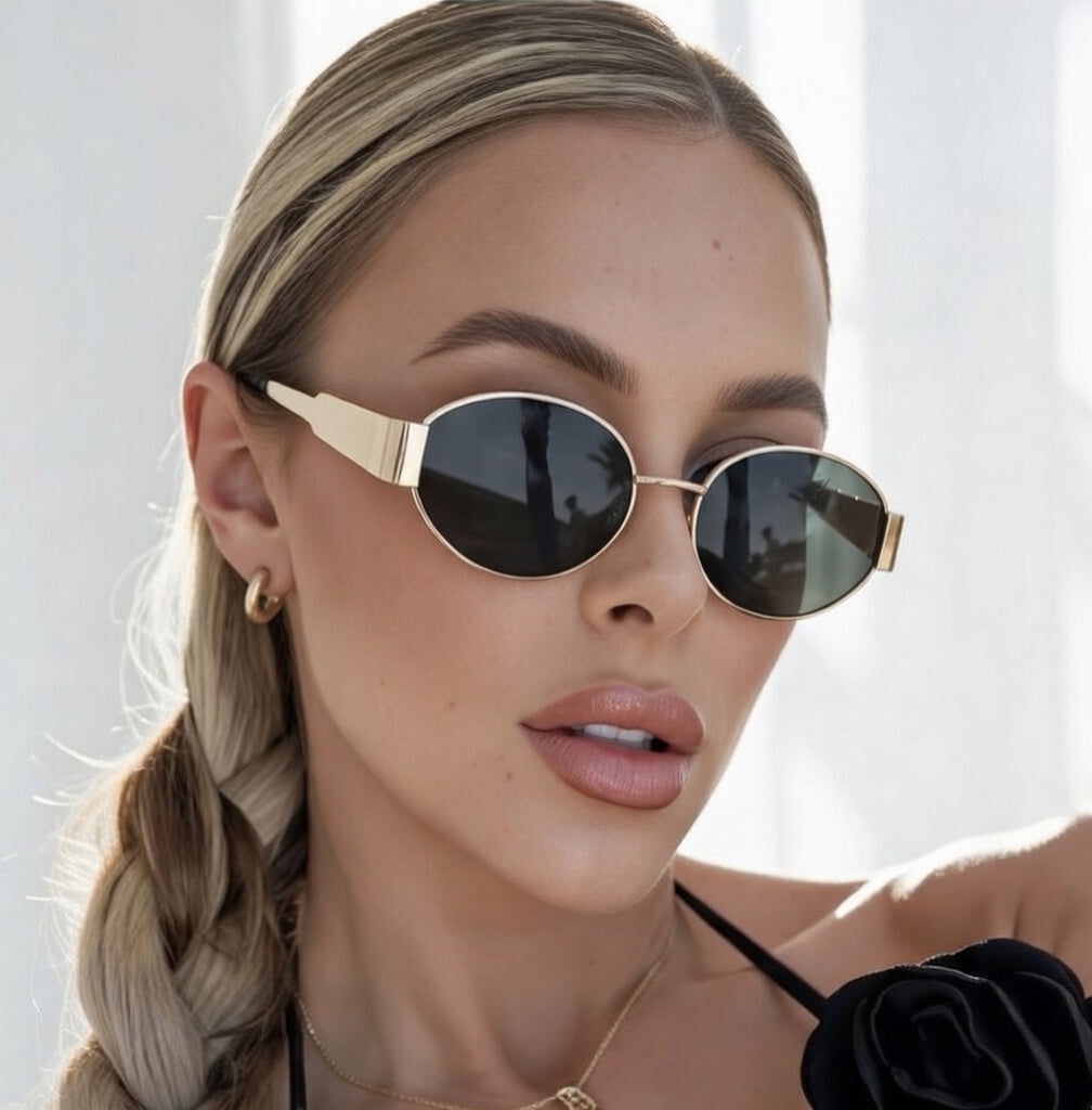 Gafas de Sol Ovaladas Metalic – Reflejo Metálico Futurista