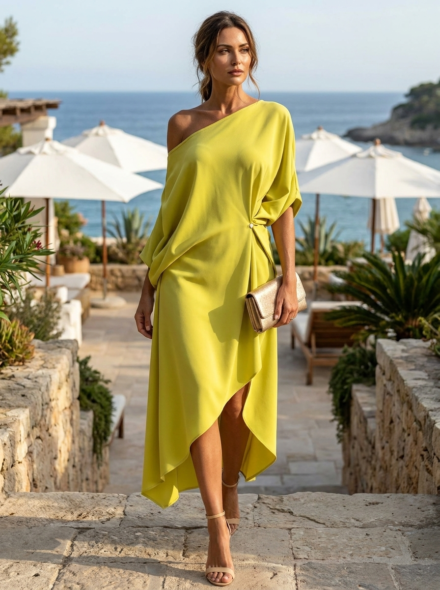 Camila – Elegante vestido asimétrico