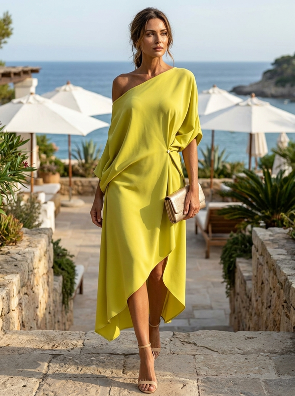 Camila – Elegante vestido asimétrico
