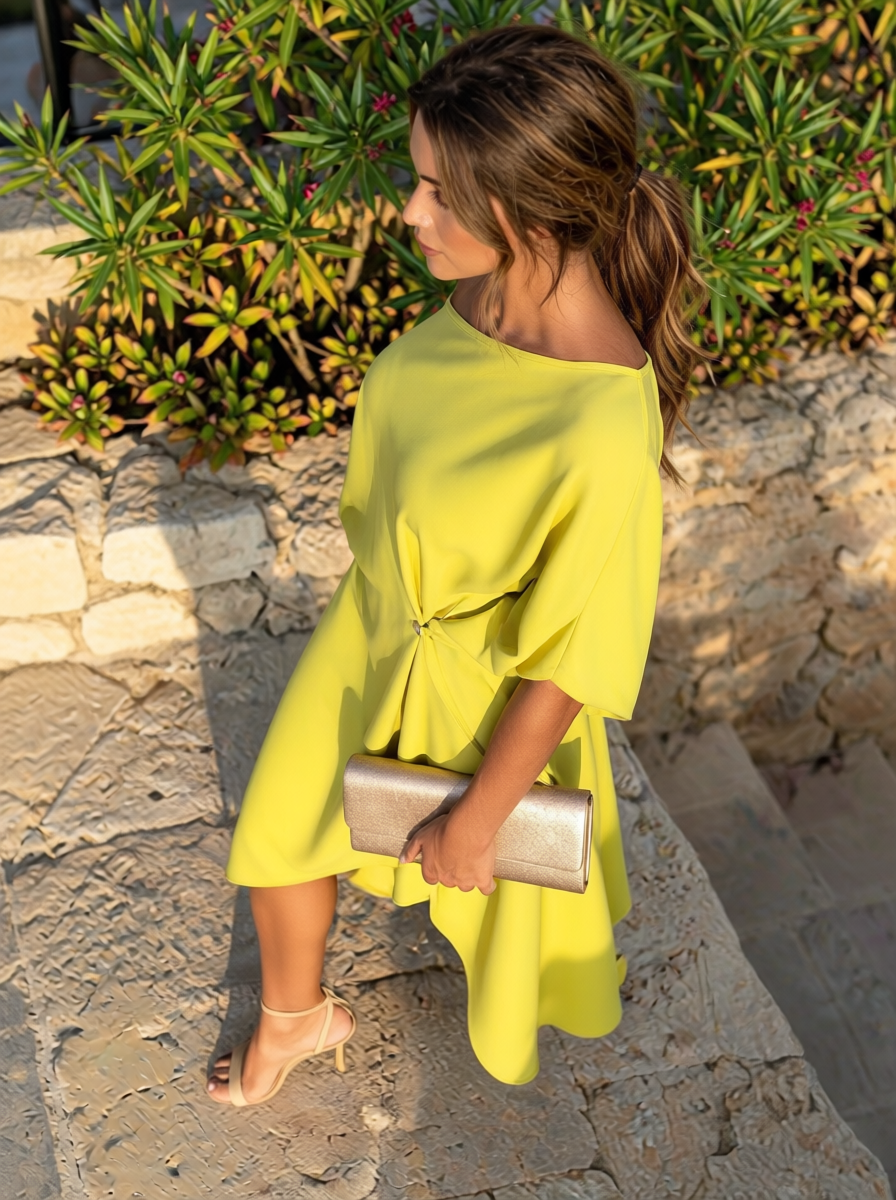 Camila – Elegante vestido asimétrico