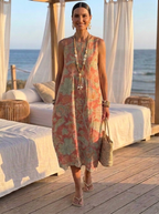 Beth™ | Vestido midi con estampado floral