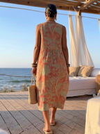 Beth™ | Vestido midi con estampado floral