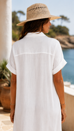 Brisa Blanca Shirt Dress