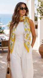 Citrus Chic Scarf – Freshness and Color for Your Look